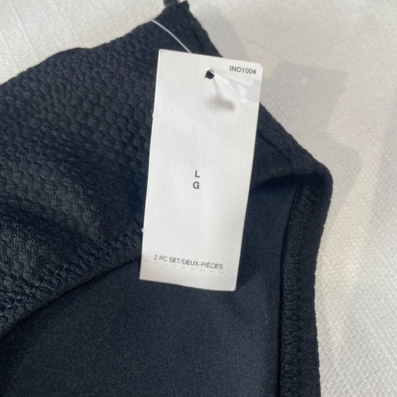 Old Navy Black Bikini Bottom Scallop Edge Large - Picture 3 of 10